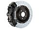 Brembo GT Series 6-Piston Front Big Brake Kit with 15-Inch 2-Piece Type 3 Slotted Rotors; Black Calipers (10-15 Camaro SS)