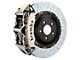 Brembo GT Series 6-Piston Front Big Brake Kit with 15-Inch 2-Piece Type 3 Slotted Rotors; Nickel Plated Calipers (10-15 Camaro SS)