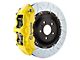 Brembo GT Series 6-Piston Front Big Brake Kit with 15-Inch 2-Piece Type 3 Slotted Rotors; Yellow Calipers (16-24 Camaro LS, LT, SS)