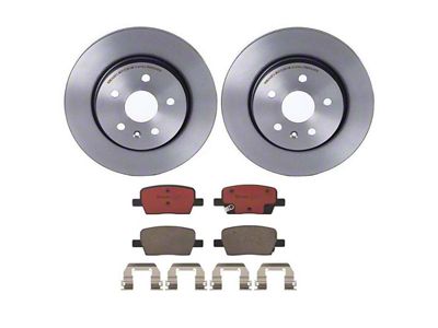 Brembo Vented Brake Front and Pad Kit; Rear (16-24 Camaro LS, LT, LT1)