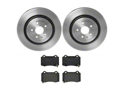Brembo Vented Brake Rotor and Pad Kit; Rear (10-15 Camaro SS, ZL1)
