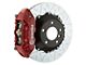 Brembo GT Series 4-Piston Rear Big Brake Kit with 15-Inch 2-Piece Type 3 Slotted Rotors; Red Calipers (06-14 Charger SRT8)