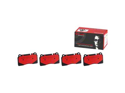 Brembo NAO Ceramic Brake Pads; Rear Pair (09-13 Corvette C6 ZR1; 12-13 Corvette C6 Z06 w/ Carbon Ceramic Brakes; 15-19 Corvette C7 Grand Sport & Z06 w/ Z07 Brake Package)
