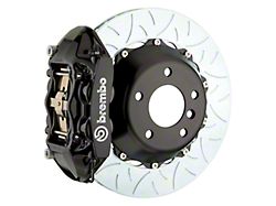 Brembo GT Series 4-Piston Rear Big Brake Kit with 13.60-Inch 2-Piece Type 3 Rotors; Black Calipers (97-04 Corvette C5)