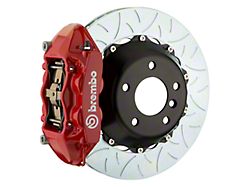 Brembo GT Series 4-Piston Rear Big Brake Kit with 13.60-Inch 2-Piece Type 3 Rotors; Red Calipers (97-04 Corvette C5)