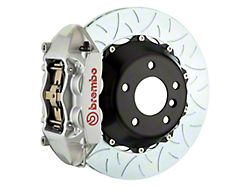 Brembo GT Series 4-Piston Rear Big Brake Kit with 13.60-Inch 2-Piece Type 3 Rotors; Silver Calipers (97-04 Corvette C5)
