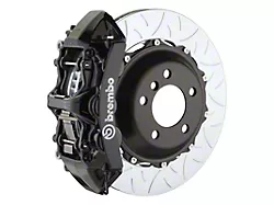 Brembo GT Series 6-Piston Front Big Brake Kit with 15-Inch 2-Piece Type 3 Slotted Rotors; Black Calipers (14-19 Corvette C7, Excluding Grand Sport & Z06)