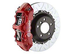 Brembo GT Series 6-Piston Front Big Brake Kit with 15-Inch 2-Piece Type 3 Slotted Rotors; Red Calipers (14-19 Corvette C7, Excluding Grand Sport & Z06)
