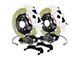 Brembo GT Series 4-Piston Rear Big Brake Kit with 15-Inch 2-Piece Cross Drilled Rotors; White Calipers (15-23 Mustang GT, EcoBoost, V6)