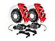Brembo GT Series 6-Piston Front Big Brake Kit with 15-Inch 2-Piece Type 3 Slotted Rotors; Red Calipers (15-23 Mustang GT, EcoBoost, V6)