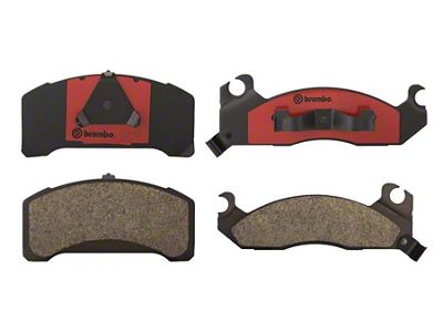 Brembo NAO Ceramic Brake Pads; Front Pair (90-93 Mustang LX)