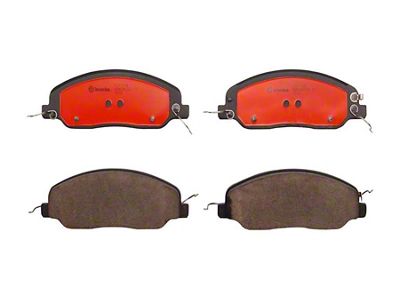 Brembo NAO Ceramic Brake Pads; Front Pair (11-14 Mustang V6 w/o Performance Pack)