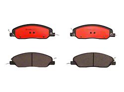 Brembo NAO Ceramic Brake Pads; Front Pair (05-10 Mustang GT; 11-14 Mustang V6 w/ Performance Pack)