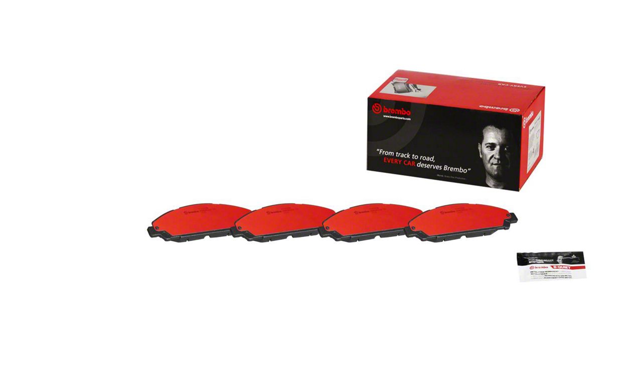 Brembo Corvette NAO Ceramic Brake Pads; Front Pair P10064N Brembo Corvette NAO Ceramic Brake Pads; Front Pair P10064N