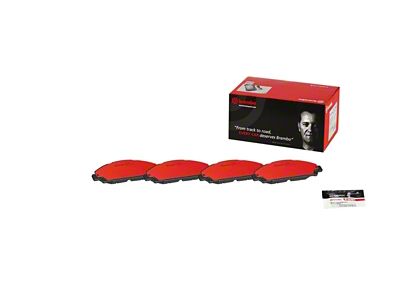 Brembo NAO Ceramic Brake Pads; Front Pair (15-23 Mustang EcoBoost w/o Performance Pack, V6)