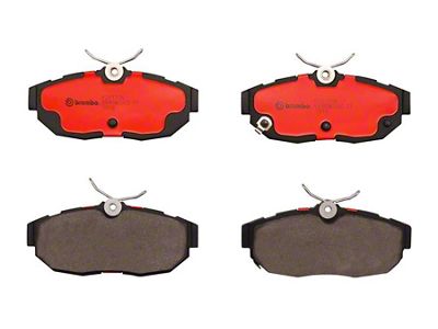 Brembo NAO Ceramic Brake Pads; Rear Pair (11-14 Mustang GT w/o Performance Pack, V6; 13-14 Mustang GT500)