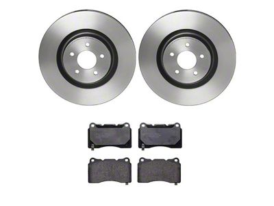 Brembo Vented Brake Rotor and Pad Kit; Front (11-14 Mustang GT w/ Performance Pack; 12-13 Mustang BOSS 302; 07-12 Mustang GT500)