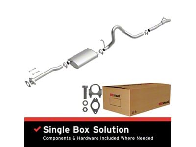 BRExhaust Direct-Fit Cat-Back Exhaust System (94-97 Mustang V6)