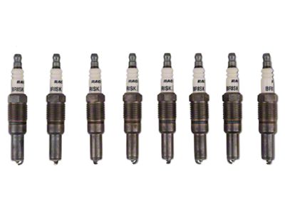 Brisk Silver Racing Spark Plugs; Up to 450HP (05-Mid 08 Mustang GT)