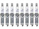 Brisk Silver Racing Spark Plugs; Up to 450HP (Mid 08-10 Mustang GT)