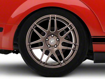Forgestar F14 Monoblock Bronze Burst Wheel; Rear Only; 19x10 (05-09 Mustang)