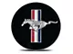 Ford Performance Running Pony Tri-Bar Center Cap; Black (05-06 Mustang)