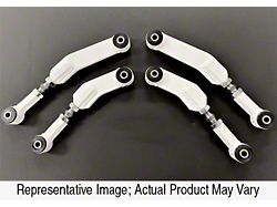 Bwoody Performance Fully Adjustable Rear Upper Control Arms with Delrin Bushings; Silver (15-23 Challenger SRT Hellcat, SRT Jailbreak)