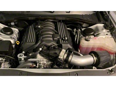 Bwoody Performance Velocity Plus Cold Air Intake for 80mm Throttle Body; Silver (12-23 6.4L HEMI Challenger)