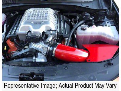 Bwoody Performance Velocity Plus Cold Air Intake; Silver (19-23 Challenger SRT Hellcat, SRT Jailbreak)