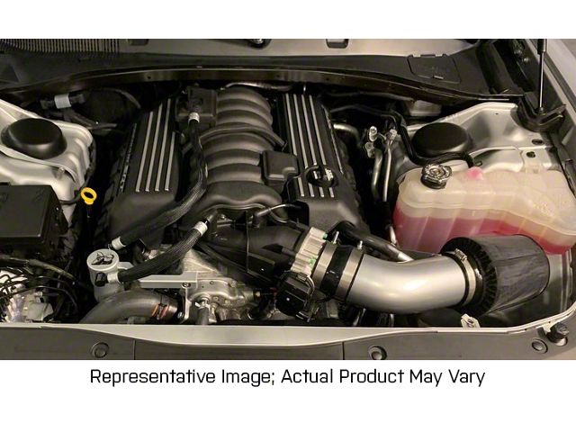 Bwoody Performance Velocity Plus Cold Air Intake for 90mm Throttle Body; Wrinkle Black (12-23 6.4L HEMI Challenger)