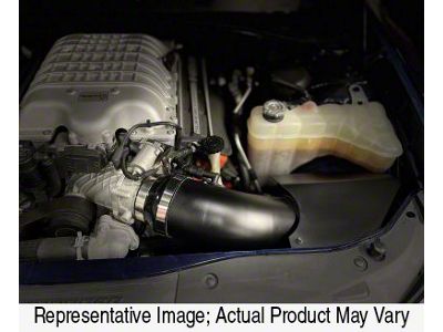 Bwoody Performance Velocity Plus Cold Air Intake; Wrinkle Black (17-18 Challenger SRT Hellcat)