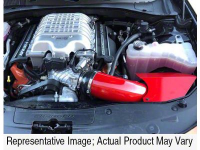 Bwoody Performance Velocity Plus Cold Air Intake; Silver (19-23 Charger SRT Hellcat)