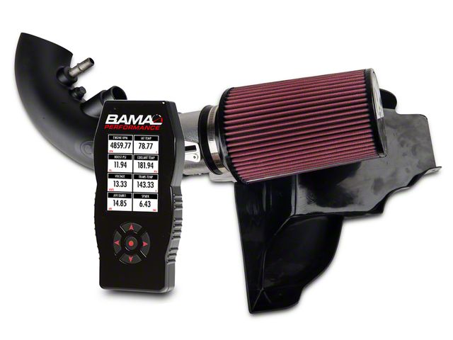 C&L Street Cold Air Intake with 95mm MAF and BAMA X4/SF4 Power Flash Tuner (11-14 Mustang GT)