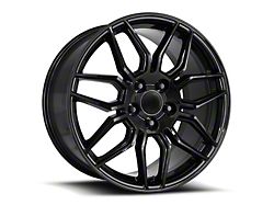 C8 ZO6 Replica Gloss Black Wheel; Rear Only; 19x10; 79mm Offset (05-13 Corvette C6 Base)