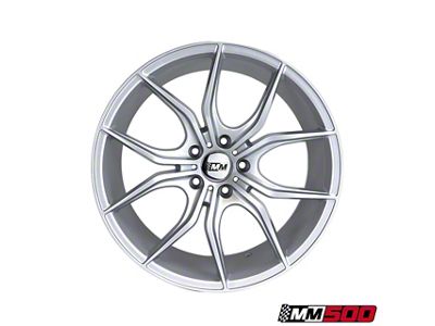 CA MM500 Silver Wheel; Rear Only; 19x9.5; 30mm Offset (05-09 Mustang)