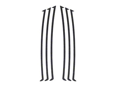 Side Vent Inlays; Carbon Flash Metallic (10-24 Camaro)