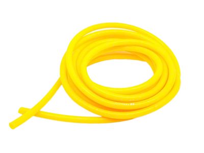 12mm High Temp Silicone Dress Up Vacuum Hose; 5-Feet; Yellow (Universal; Some Adaptation May Be Required)