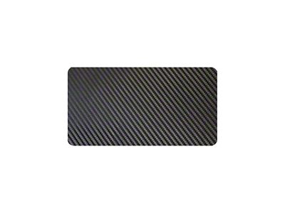 Airbag Warning Cover Decal Overlays; Glossy Carbon Fiber Look (20-25 Corvette C8)