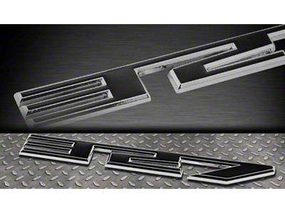 Aluminum Billet Emblem; 454; Black (Universal; Some Adaptation May Be Required)