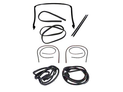 Body Weatherstrip Kit; 11-Piece (98-04 Corvette C5 Convertible)