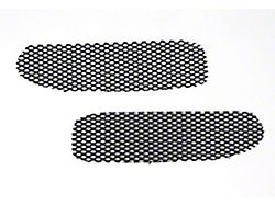 Brake Cooling Duct Screens; Aluminum with Black Finish (97-04 Corvette C5)