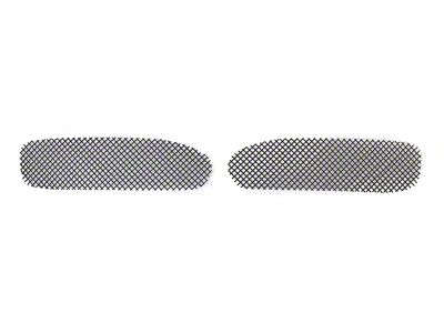 Brake Cooling Duct Screens; Stainless Steel with Black Finish (97-04 Corvette C5)