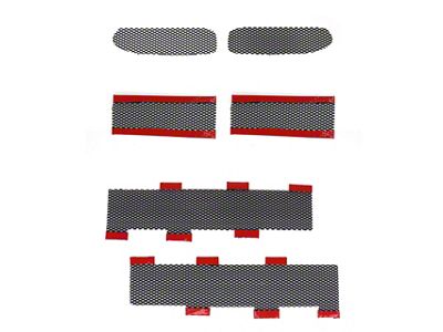 Brake Duct, Fender and Rear Bumper Screens; Aluminum with Black Finish (97-04 Corvette C5)