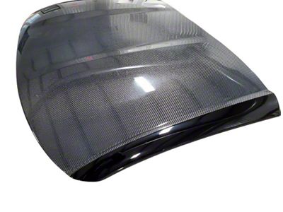 Carbon Fiber Targa Roof Panel with Painted Accent Sides; Shadow Gray (14-19 Corvette C7 Coupe)