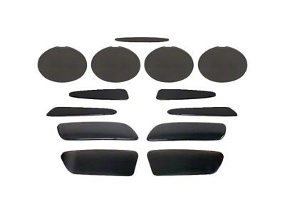 Complete Light Blackout Kit; 13-Piece Set (05-13 Corvette C6 Base)