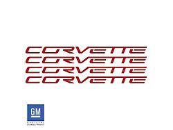 Corvette Script Wheel Lettering Kit (05-13 Corvette C6)