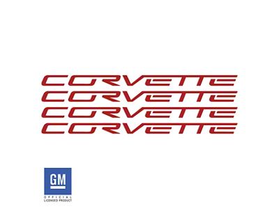 Corvette Script Wheel Lettering Kit (05-13 Corvette C6)