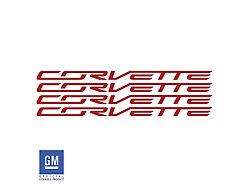 Corvette Script Wheel Lettering Kit (14-19 Corvette C7)