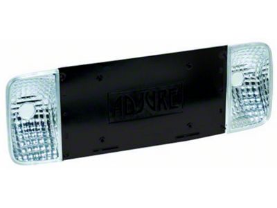 Diamond Cut Backup Light Plate with Reverse LED Bulbs (97-04 Corvette C4)