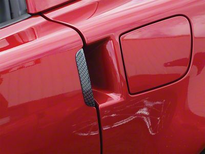 Door Handles; Matte Hydro Carbon Fiber (05-13 Corvette C6)